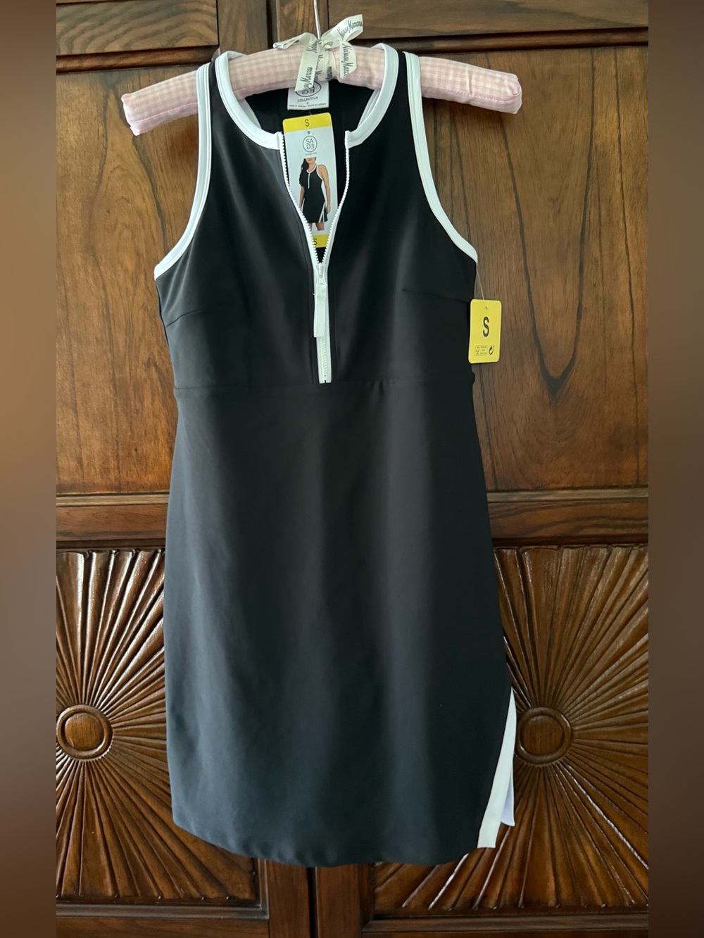 NWT Sage Black Active Dress with Built-In Shorts-Size S